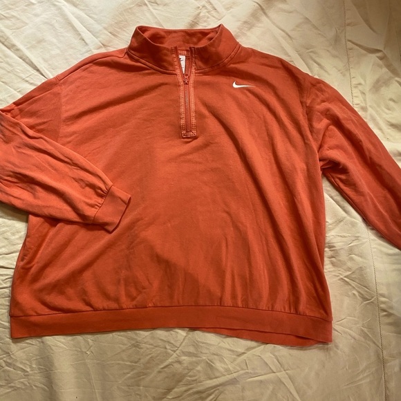 Nike Pink Zip Up Long Sleeve Sweater Sweatshirt Women’s 2X​ - Picture 1 of 4